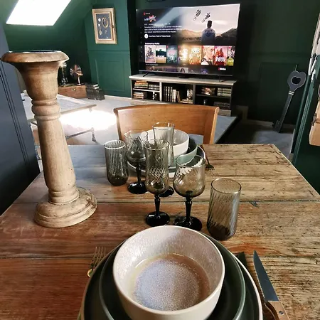 Les Cles Des Remparts - Prive A Theme Equipe - Atypique - Centre - Gare - Haras - Parking Public Gratuit - Entree Autonome - Wifi - Netflix - Tv Xxl - Lit 160x200 דירה *