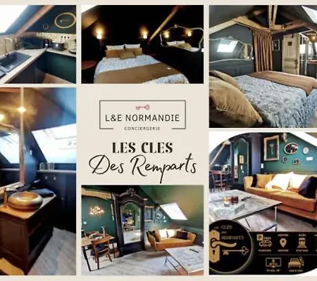 Les Cles Des Remparts - Prive A Theme Equipe - Atypique - Centre - Gare - Haras - Parking Public Gratuit - Entree Autonome - Wifi - Netflix - Tv Xxl - Lit 160x200 Saint-Lô
