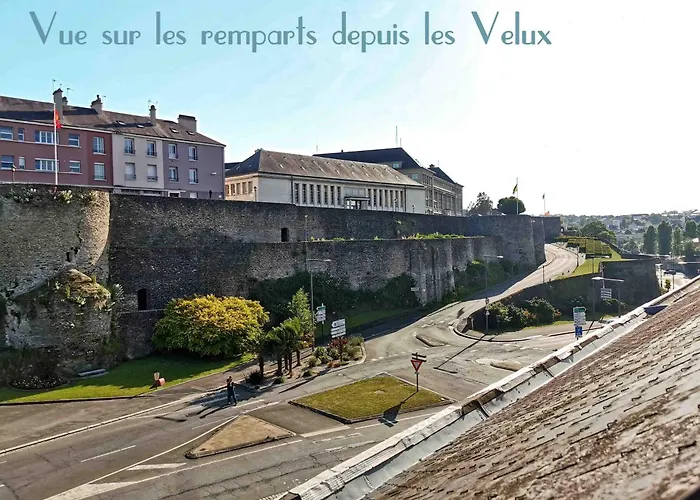 Les Cles Des Remparts - Privé à Thème équipé - Atypique - Centre Saint-lô - Gare - Haras - Parking Public Gratuit - Entrée Autonome - Wifi - Netflix - Tv Xxl - Lit 160x200
